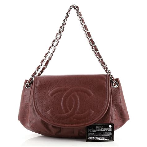 chanel large half moon flap bag